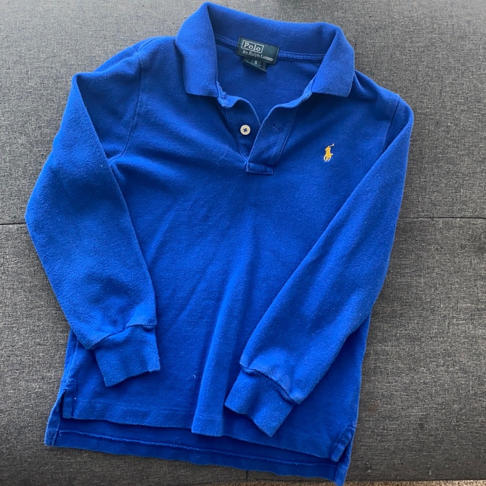 Ralph Lauren Boys Long Sleeved Polo